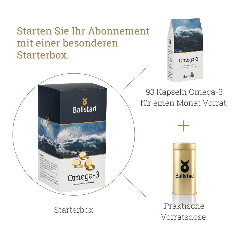 Ballstad Omega-3 Try it for free* for one month