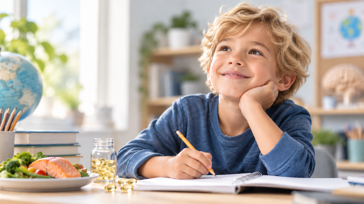 5 Wege, wie Omega-3 die Gehirngesundheit von Kindern unterstützt