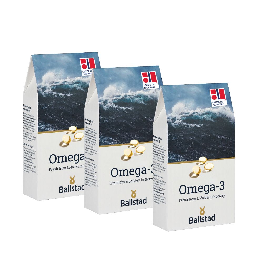 Frische Omega-3 Fischöl-Kapseln - 3 Monat