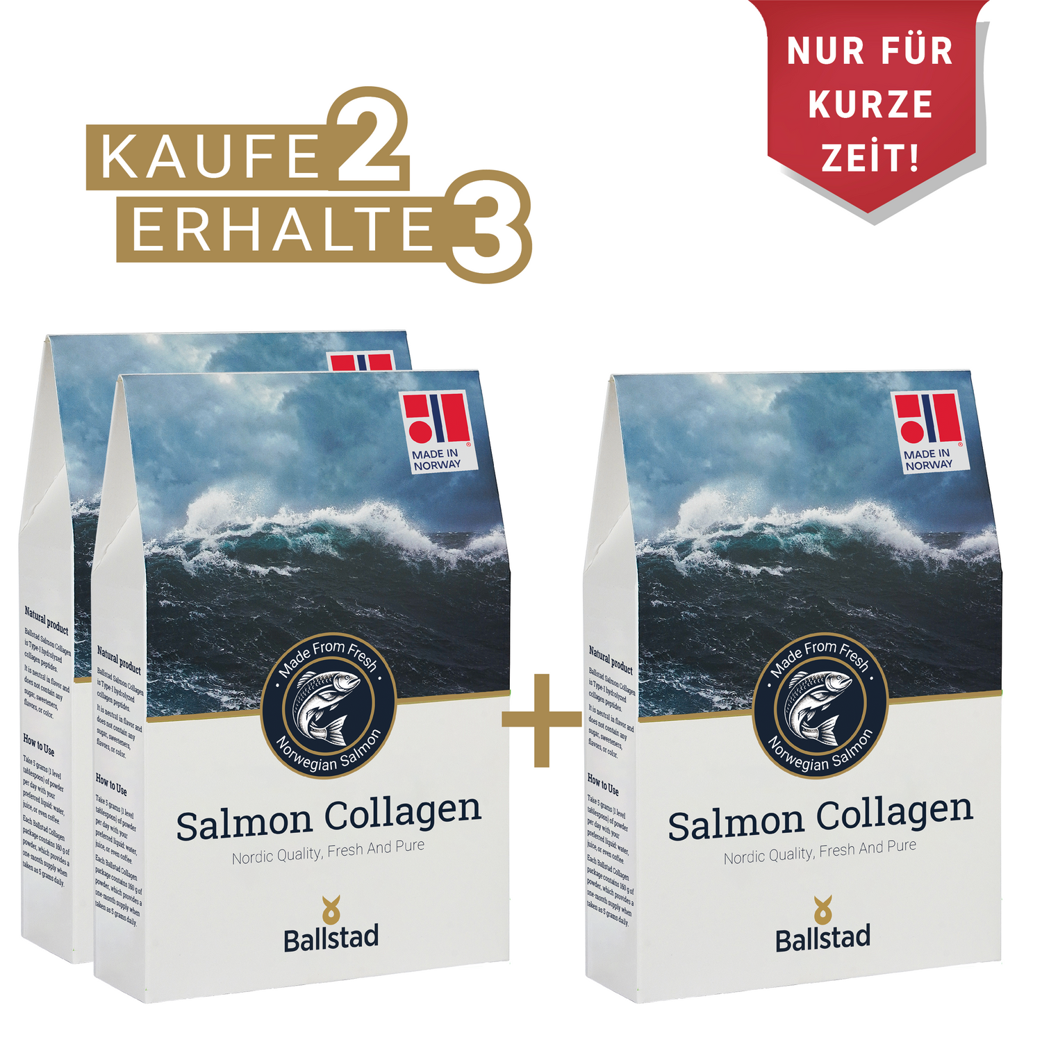 Kaufe 2 Erhalte 3 - Lachskollagen