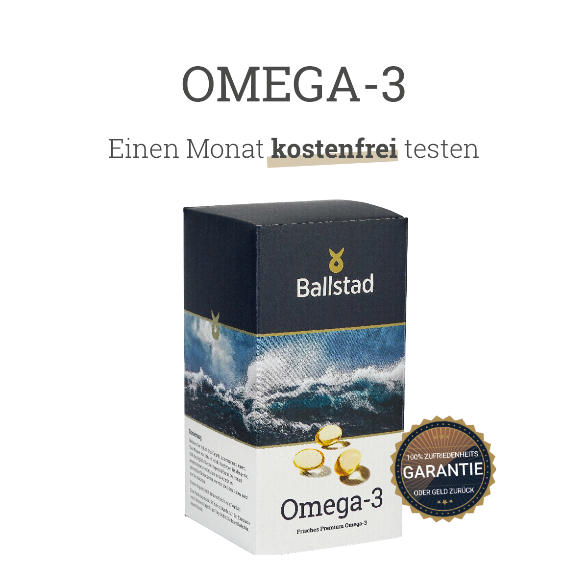 Ballstad Omega-3 Try it for free* for one month