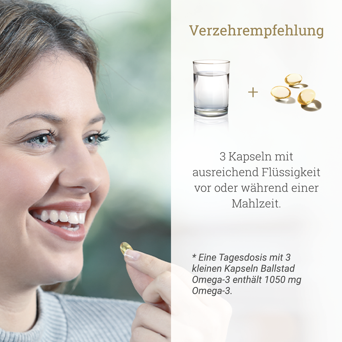 Frische Omega-3 Fischöl-Kapseln - 6 Monat