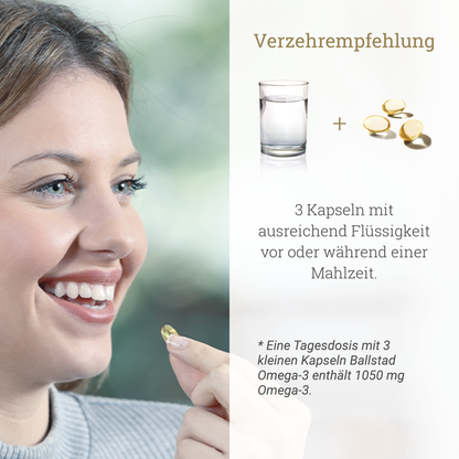 Frische Omega-3 Fischöl-Kapseln - 6 Monat