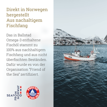Ballstad Omega-3 Try it for free* for one month