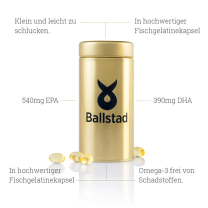 Frische Omega-3 Fischöl-Kapseln - 6 Monat
